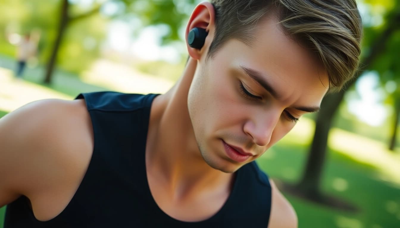 Experience superior sound with Bone X2 Bone Conduction Headphones, designed for active outdoor enthusiasts.