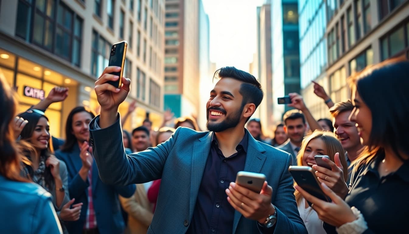 日本人フォロワー購入で増加するInstagramフォロワーと盛り上がるコミュニティのビジュアル