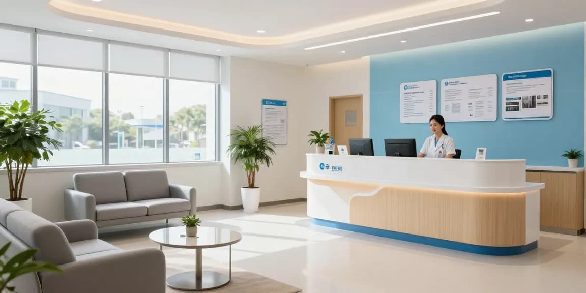 Best health insurance for 1099 contractors at a health clinic during a doctor consultation with compassionate care.