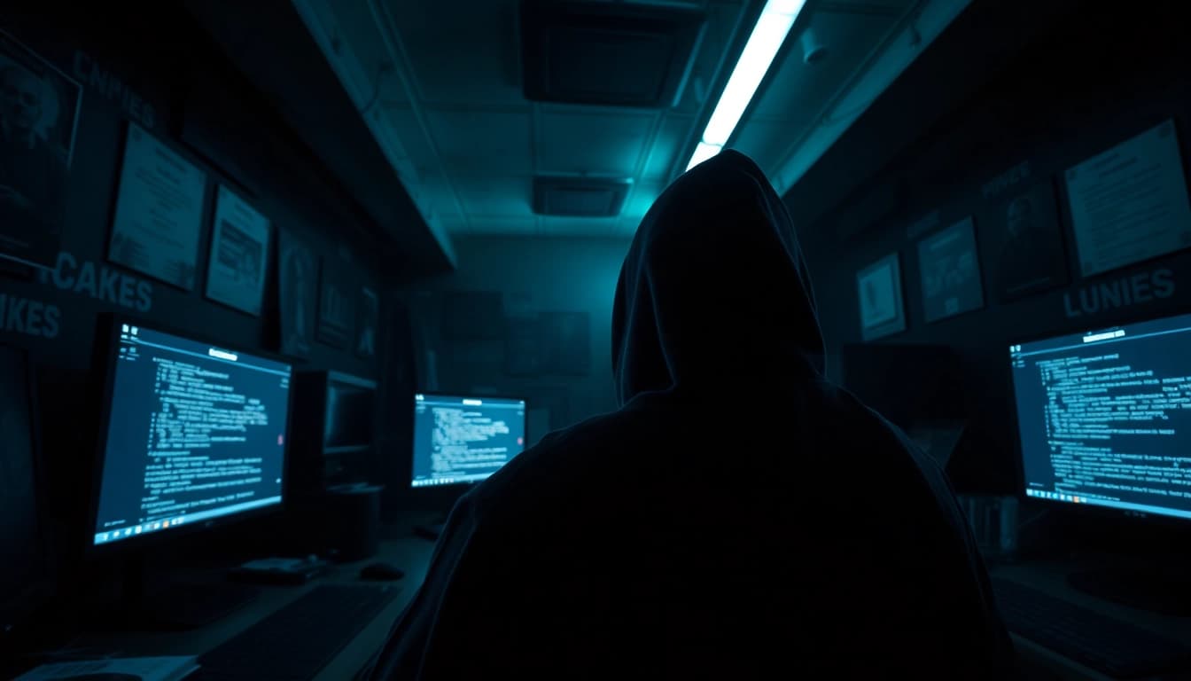 Exploring the hidden wiki: a mysterious dark web marketplace with glowing .onion links