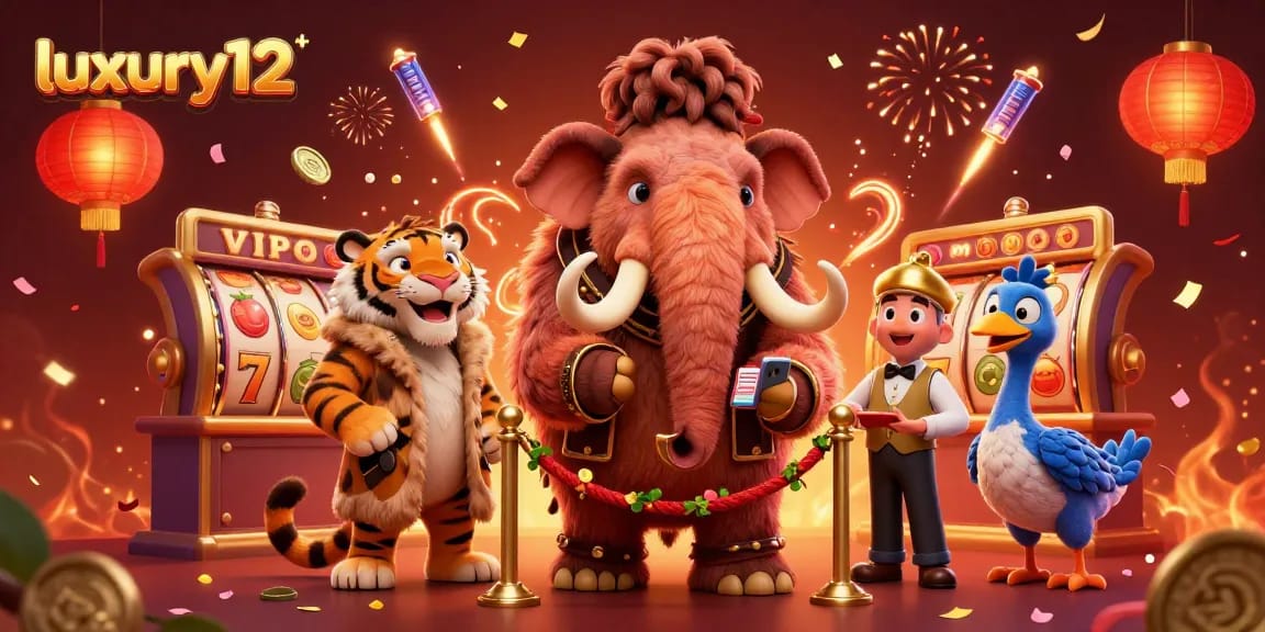 Watch luxury12’s VIP bouncer welcome guests at a vibrant casino filled with joyful elements.