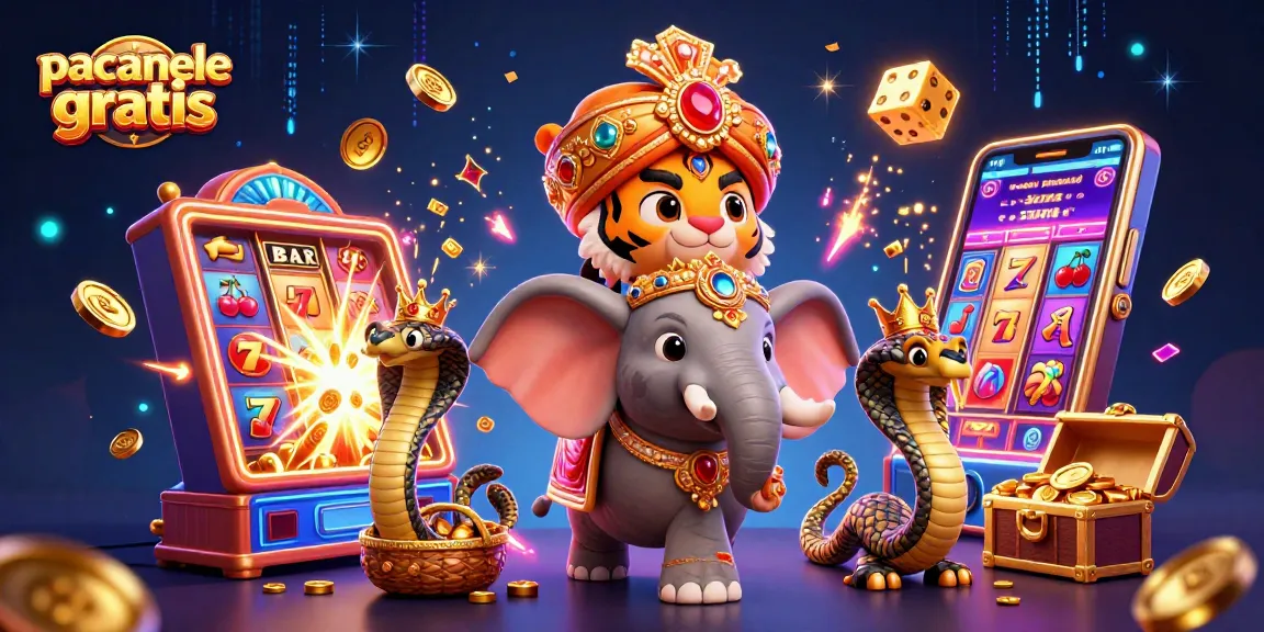 Joacă păcănele gratis cu un tigru maharaja și un elefant strălucitor în combinație cu jackpoturi.