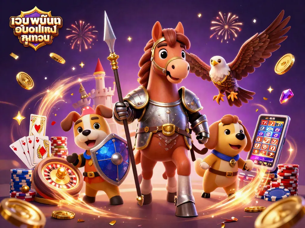 เล่นเกมที่เว็บพนันออนไลน์ ทุกเว็บ ด้วยภาพที่มีรายละเอียดสูงด้วยบรรยากาศแห่งการเฉลิมฉลอง