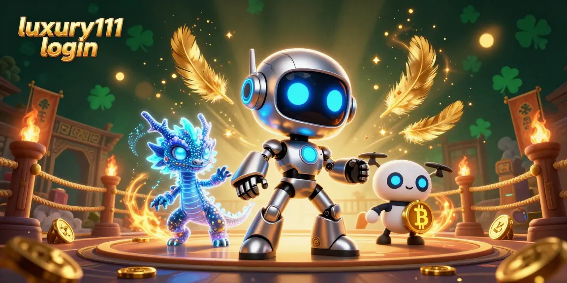 Engage with the luxury111 login for exclusive digital casino experiences, featuring vibrant character illustrations and gaming elements.