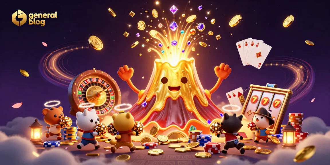 Engage with the vibrant theme of the general blog through this rich 3D casino illustration.