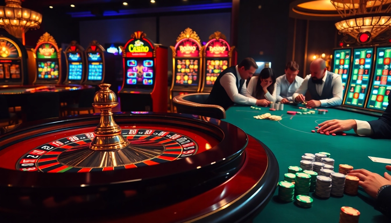 Vivez l'excitation du casino en ligne Français 2026 avec une action vibrante à la roulette et au poker.