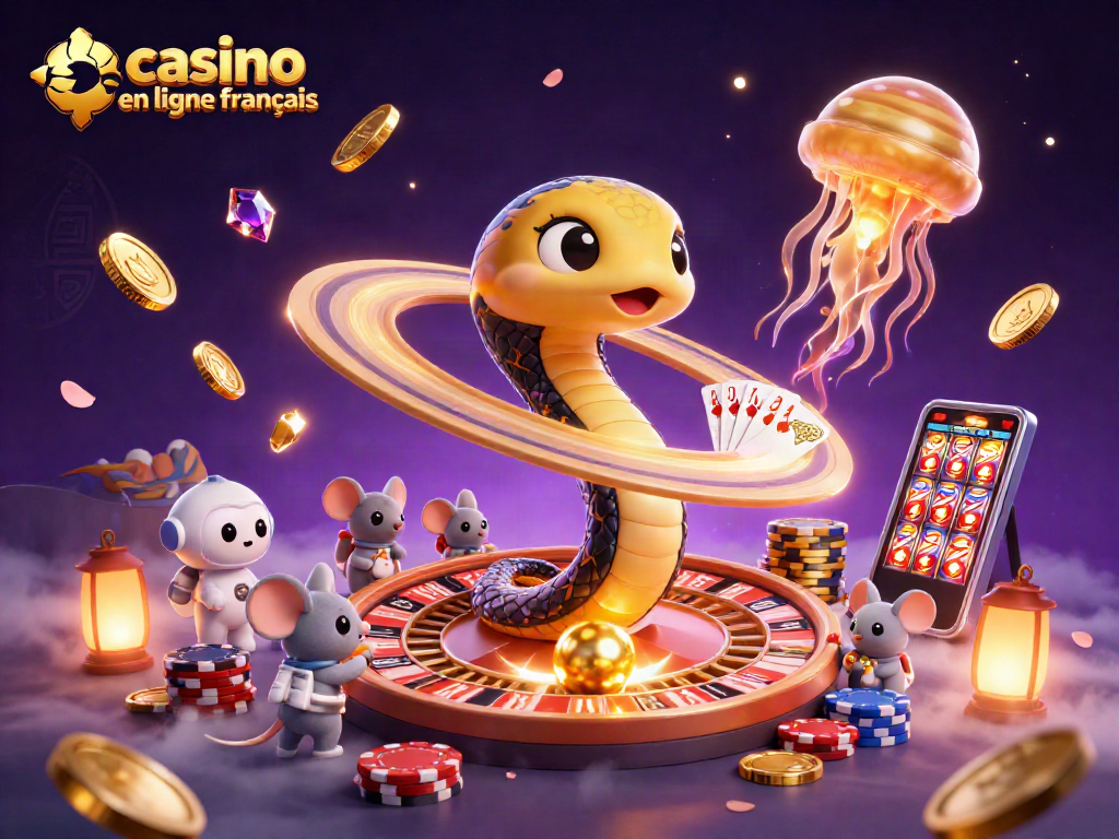 Placez vos paris sur le casino en ligne français avec des personnages animés et des éléments de jeu colorés.