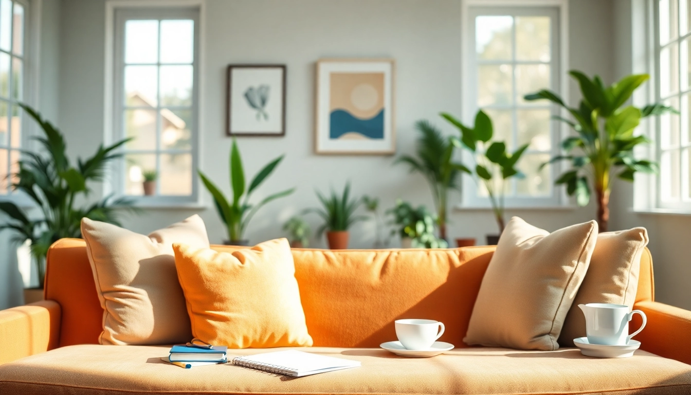 Counselling Services with a professional therapist in a serene office setting providing a comforting atmosphere.