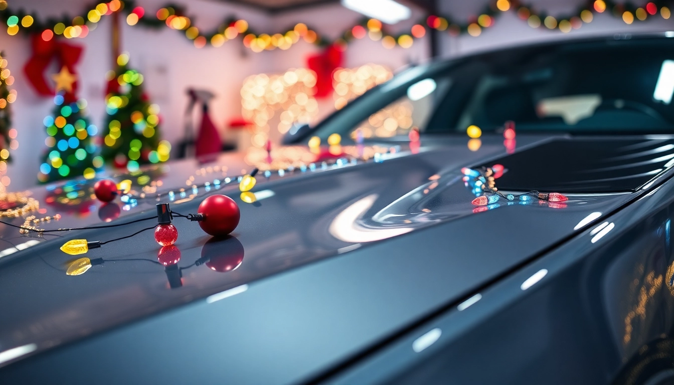 Gift the exceptional Christmas car detailing gift for a gleaming and festive vehicle.