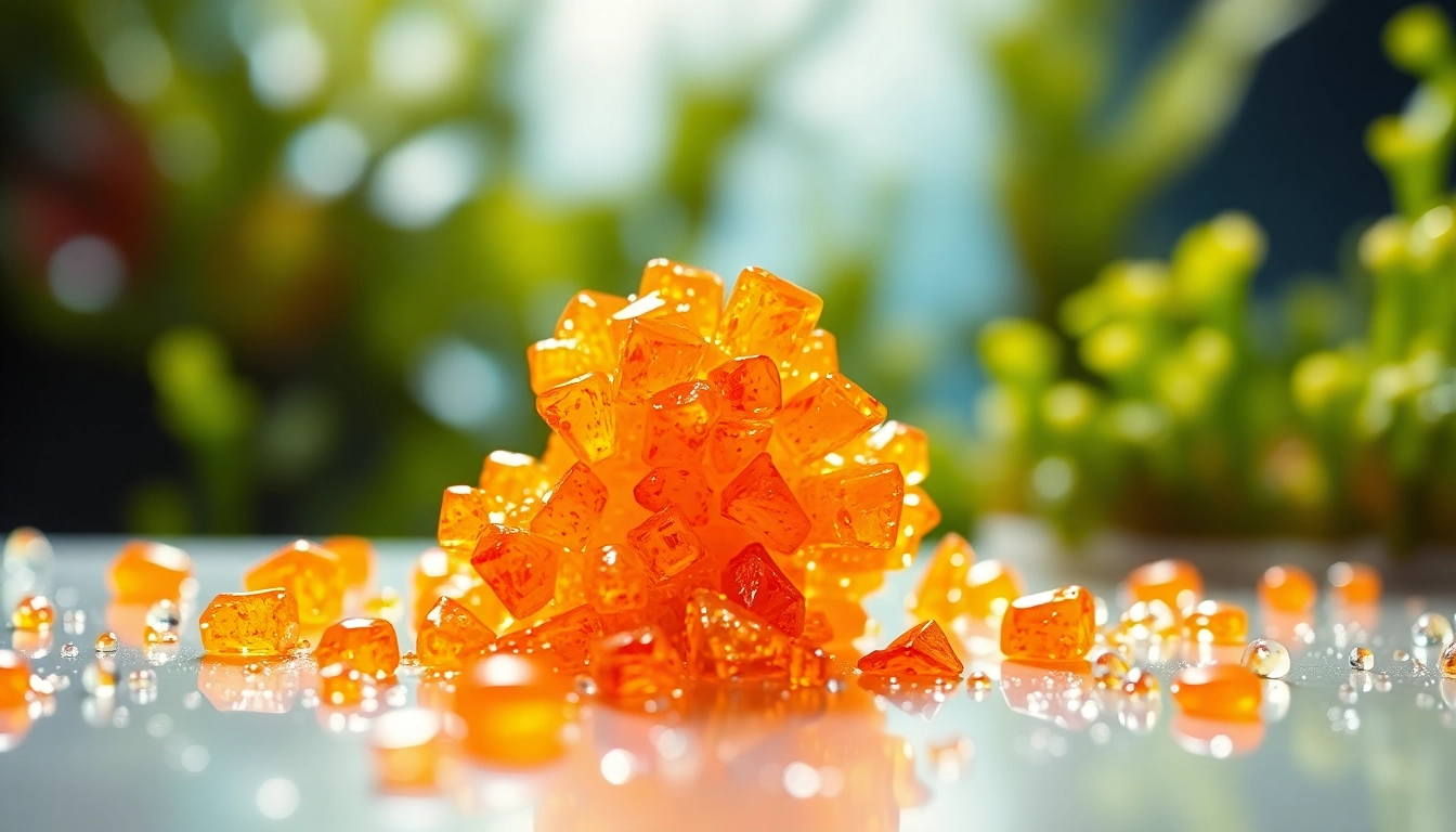 Displaying astaxanthin antioxidant crystals highlighting their vibrant features and health benefits.