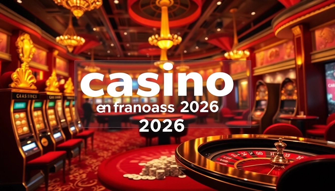 Vivez l'excitation du casino en ligne Français 2026 avec des tables de jeu dynamques et des machines à sous vibrantes.