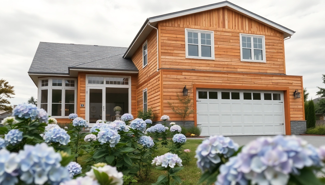 Cape Cod home addition showcasing an elegant design with natural landscaping.