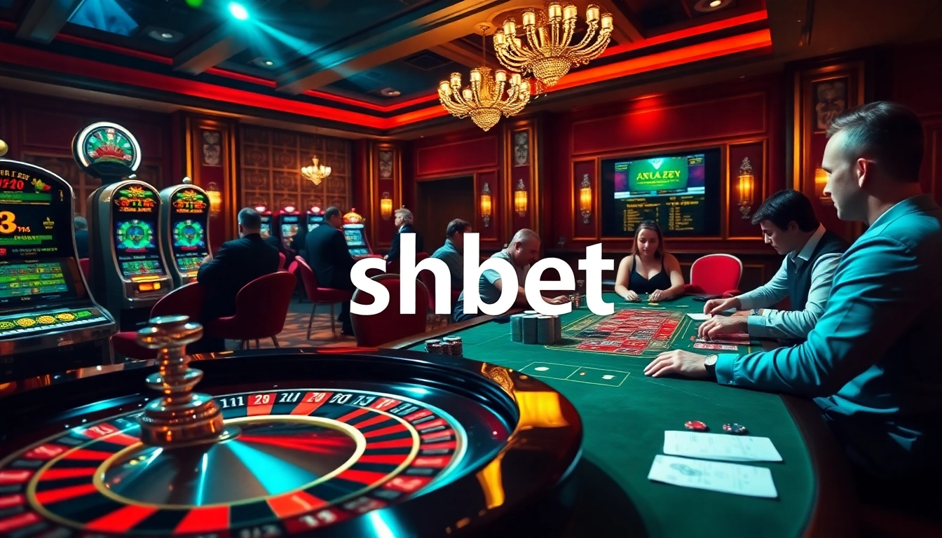 Engage with shbet and experience the thrilling atmosphere of a luxurious casino featuring roulette and poker.