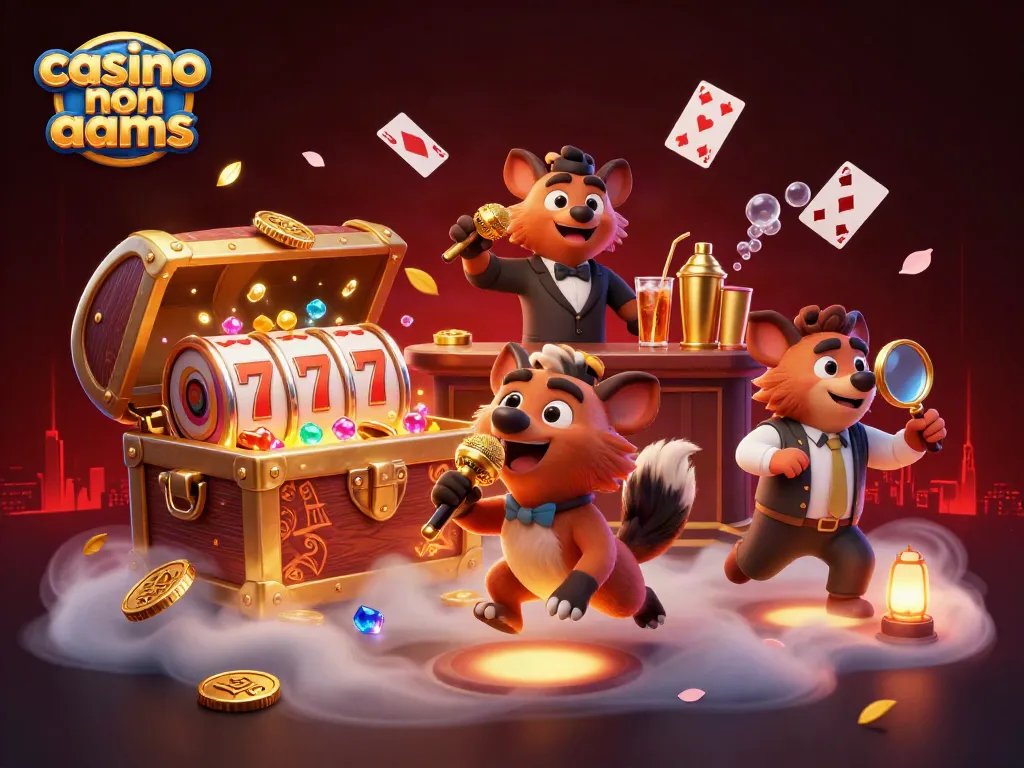 Vivi l'esperienza nei casino non AAMS con personaggi animali e azione entusiasta.