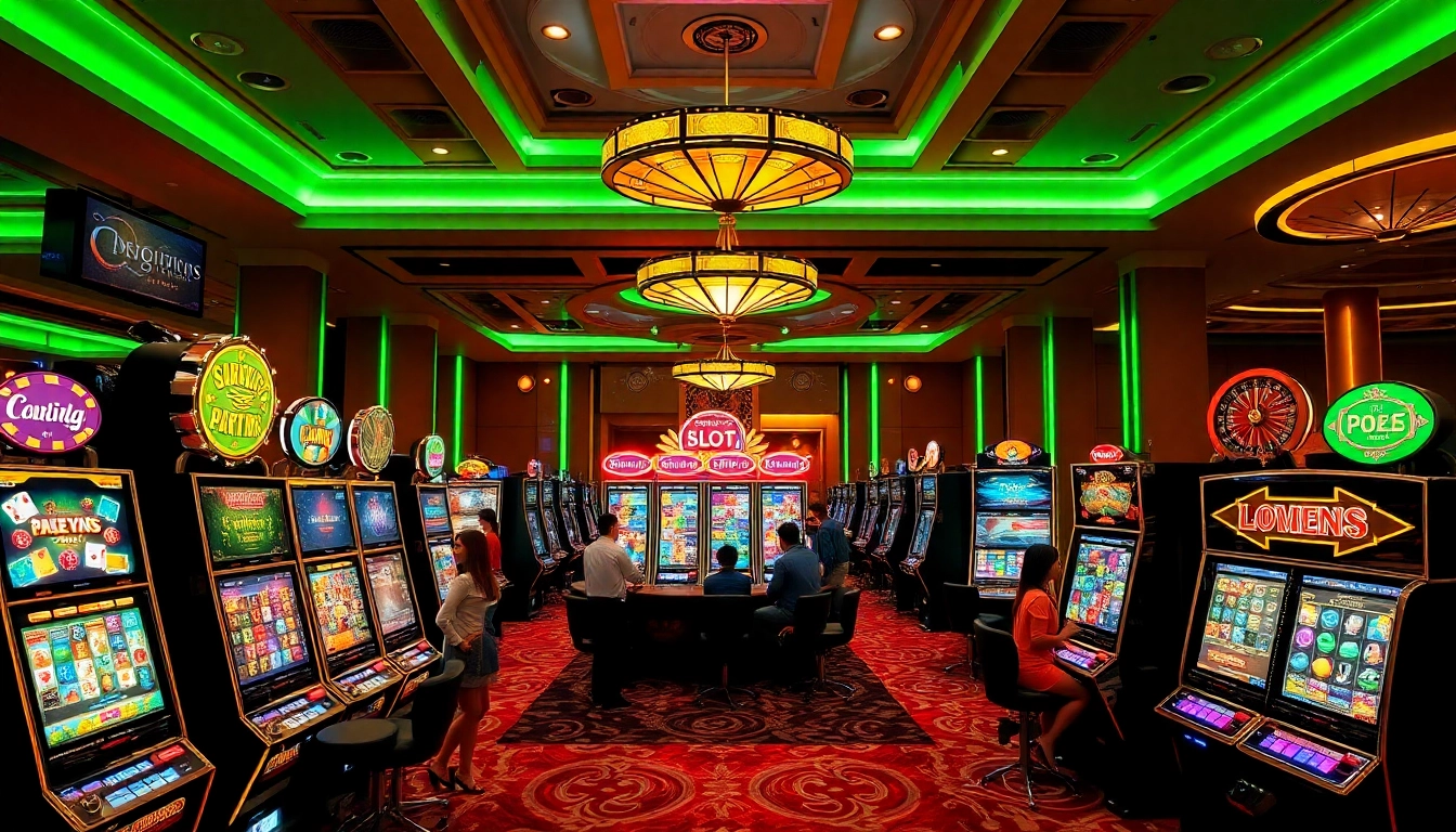 Players enjoying top RTP Pragmatic Play slots in an upscale casino setting.