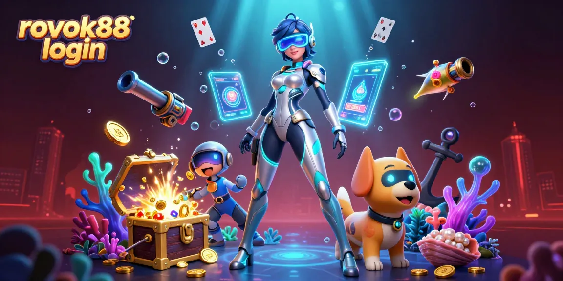 Experience thrilling gameplay at rokok88 login with action-packed casino visuals in a futuristic scene.