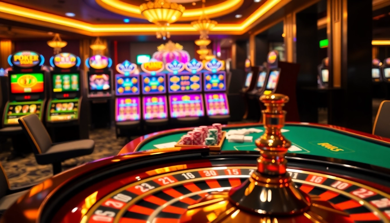 Vivez l'excitation des enjeux élevés avec le casino en ligne Français 2026 à une table de poker luxueuse.