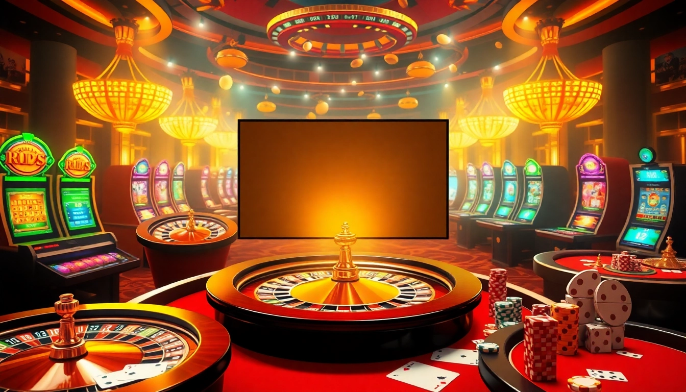 Vivez l'excitation du casino en ligne Français 2026 avec des designs vibrants de roulette, de cartes et de jeux en ligne modernes.