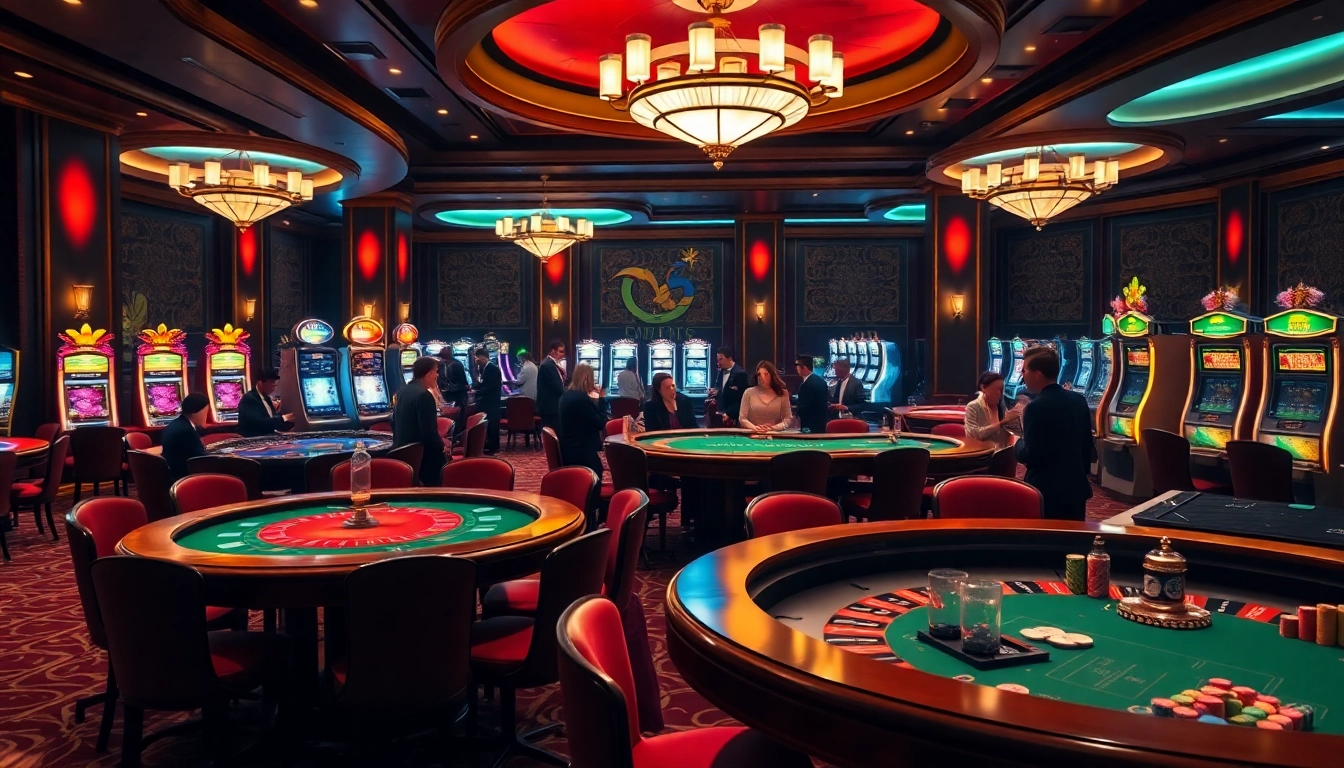 Jouez à des jeux palpitants au casino en ligne Français 2026 dans un cadre élégant et sur des tables de jeu vibrantes.