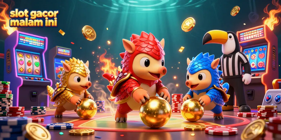 Experience thrilling gameplay with slot gacor malam ini through rival pangolins in a vibrant casino!