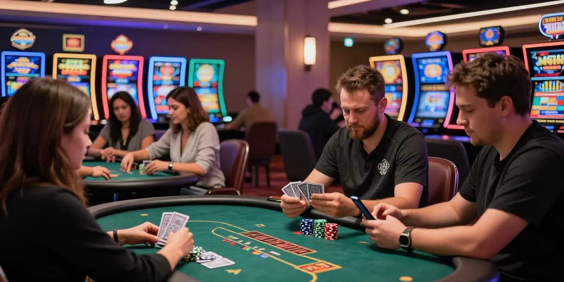 Engaging players at credit card casinos featured on https://ecpc.org.uk in a vibrant gaming atmosphere.