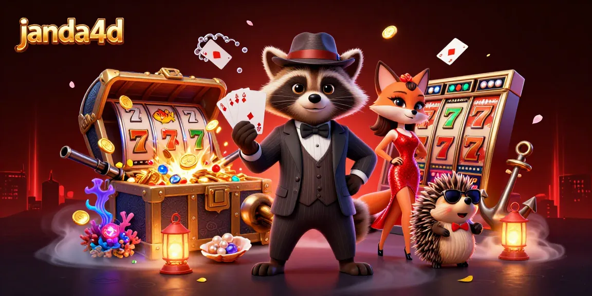 Slot menarik janda4d dengan karakter kasino yang beraksi dan banyak elemen permainan.
