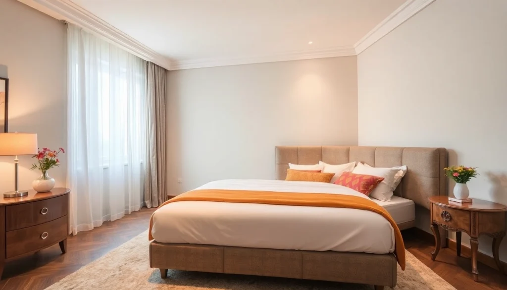 Scopri le dimensioni letto una piazza e mezza con un materasso elegante e arredamento moderno.