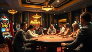 Experience the thrill of the best online casino Canada with vibrant gaming atmosphere and engaged players.