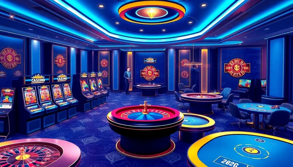 Engage with ink vao 12bet through a vibrant online casino interface showcasing dynamic gambling elements.