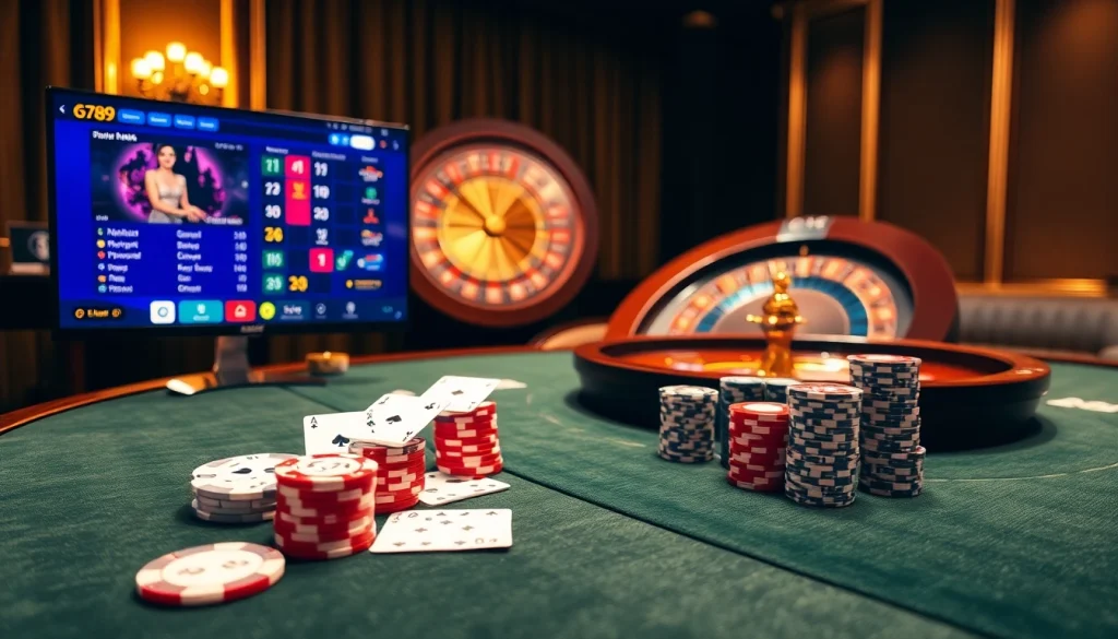 Experience the thrill of gà 6789 with a vibrant casino scene and engaging online interfaces.