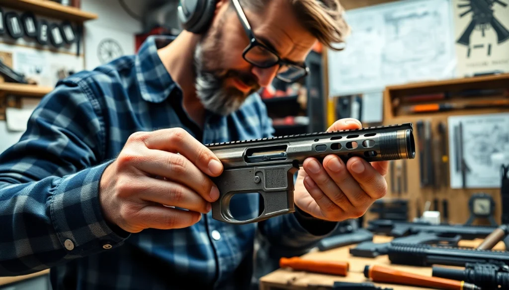 Detailed view of a forced reset trigger, showcasing its mechanical precision and functionality for firearm enthusiasts.