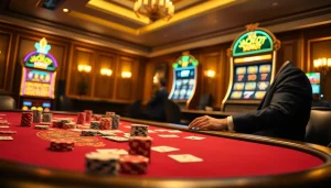 Experience the excitement at idnslot casino tables filled with vibrant colors and engaging players.