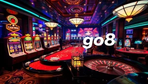 Engage in the thrilling casino experience with результаты wallpaper featuring registration for go8 and exciting gaming elements.