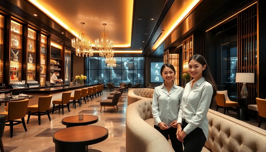 Stylish interior of Suwon's shirt room, showcasing elegance and luxury at gdmc.bio.