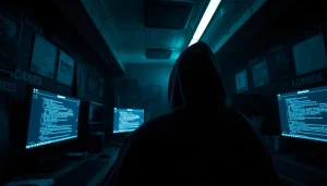 Exploring the hidden wiki: a mysterious dark web marketplace with glowing .onion links